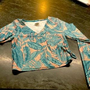 Girls size 12 swimming sun guard